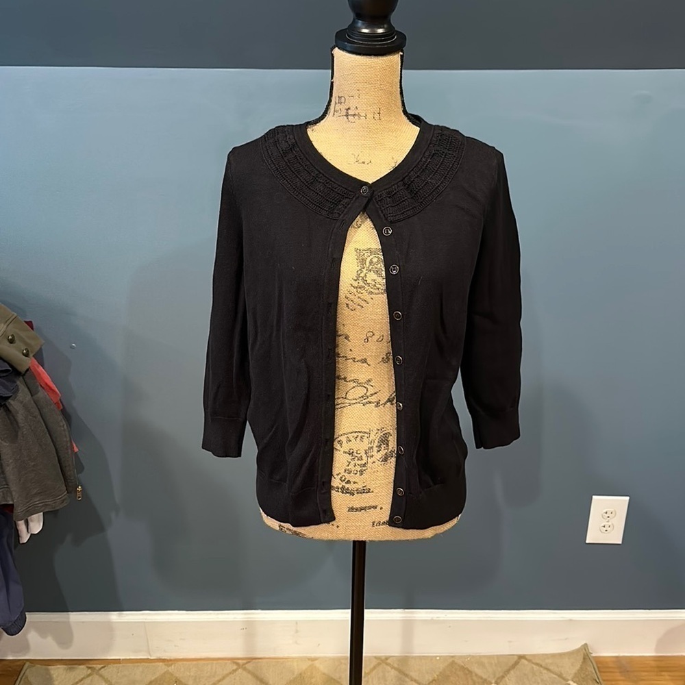Talbots long sleeve sweater cardigan size large women’s